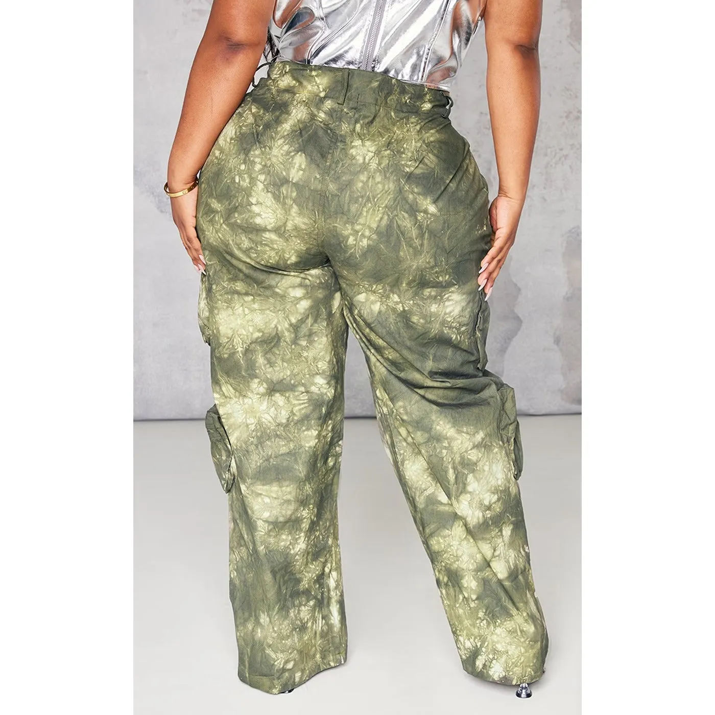 Light Khaki Camo Cargo Trousers