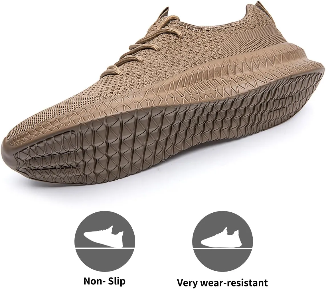 Men's Athletic Shoes Running Gym Training Sneakers Lightweight Cushioned Non-Slip Breathable Multi-Sport Versatile Shoes