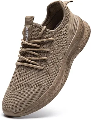 Men's Athletic Shoes Running Gym Training Sneakers Lightweight Cushioned Non-Slip Breathable Multi-Sport Versatile Shoes