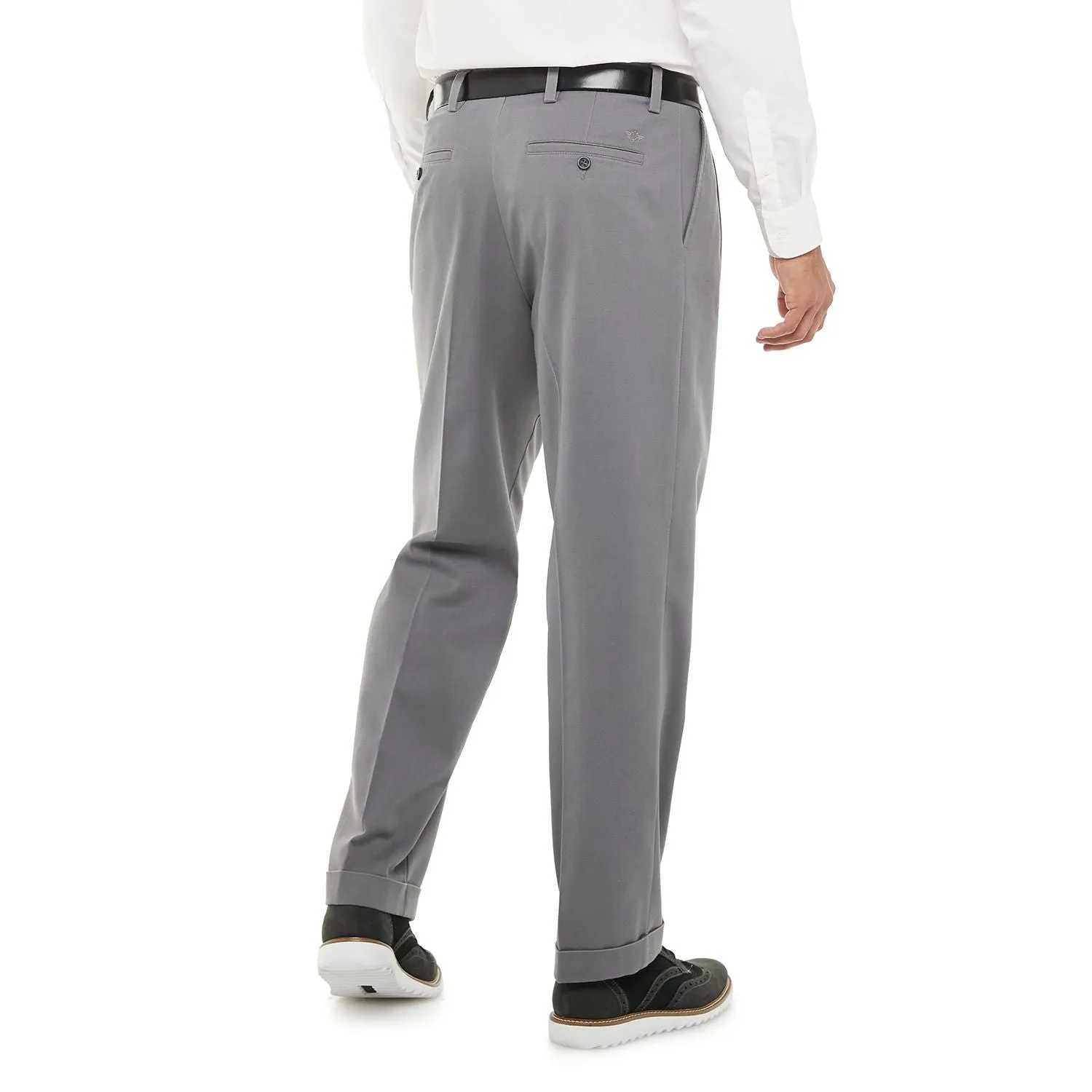 Men's Dockers Stretch Easy Khaki Loose Fit Pleated Pants