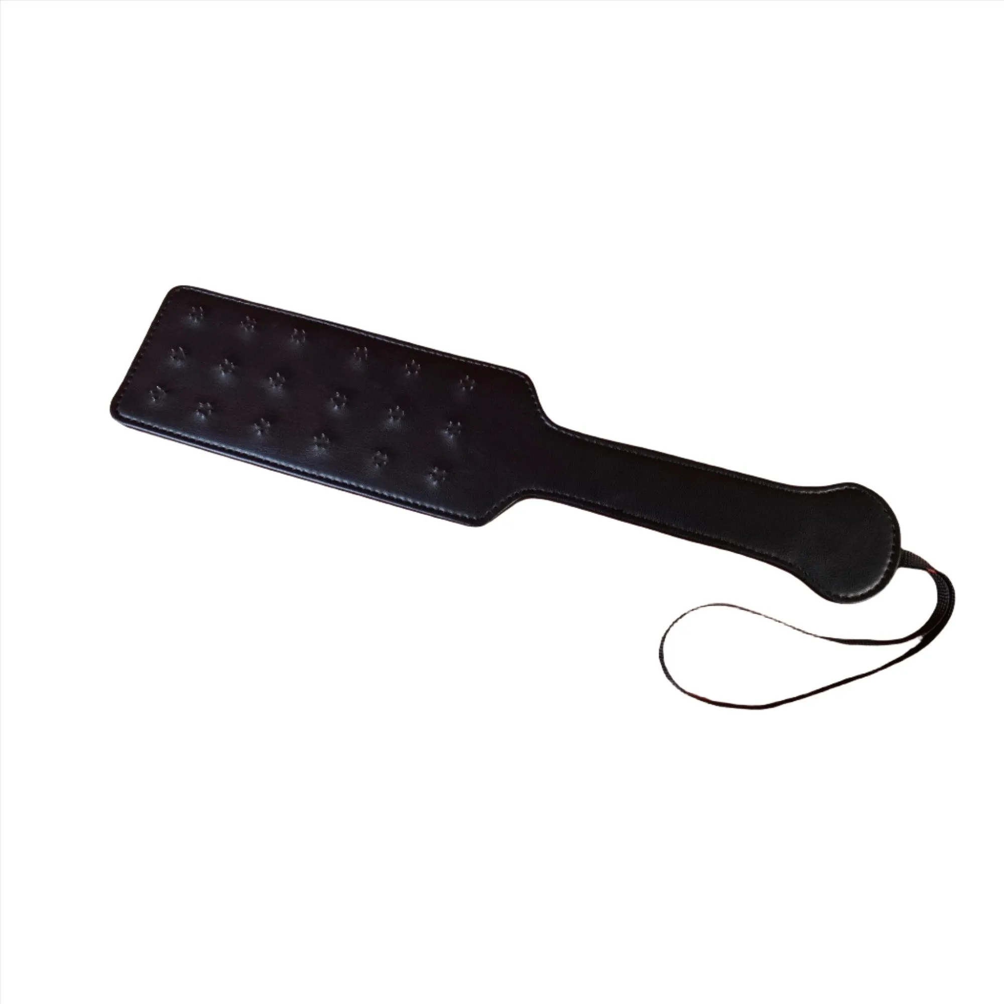 Mystim Extreme Real Leather Spiked Paddle | BDSM | Black | Fetish