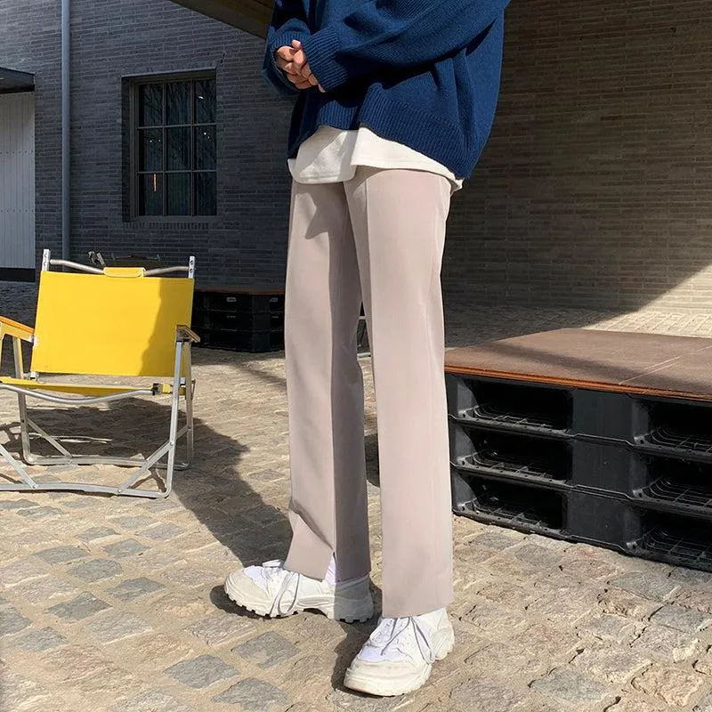 OH Small Slit Pleated Trousers
