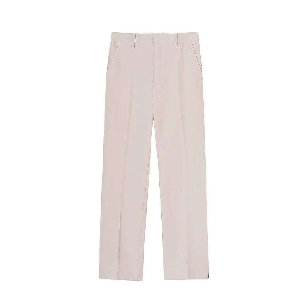 OH Small Slit Pleated Trousers