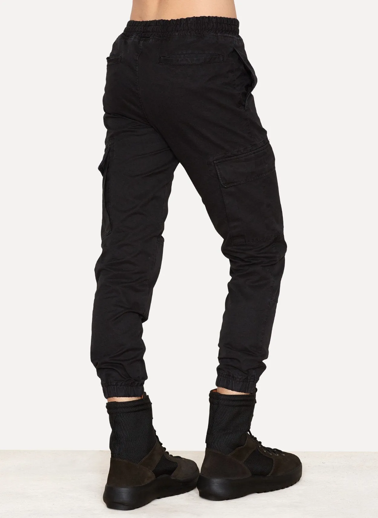Onyx Pitch Cotton Workwear Pant