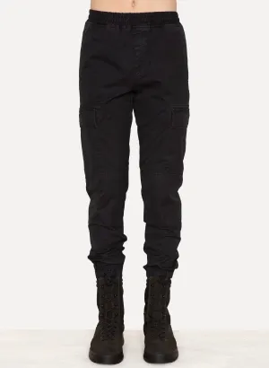Onyx Pitch Cotton Workwear Pant