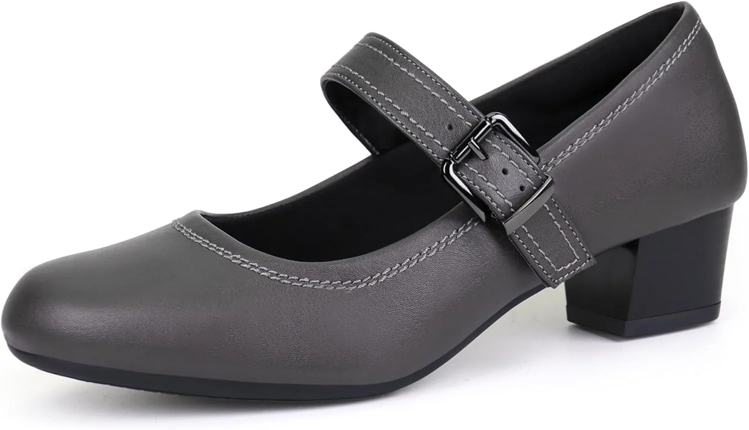 Ortho rest Women Mary Janes Shoes for Bunions Orthopedic Dress Shoes Low Chunky Heels Work Pumps