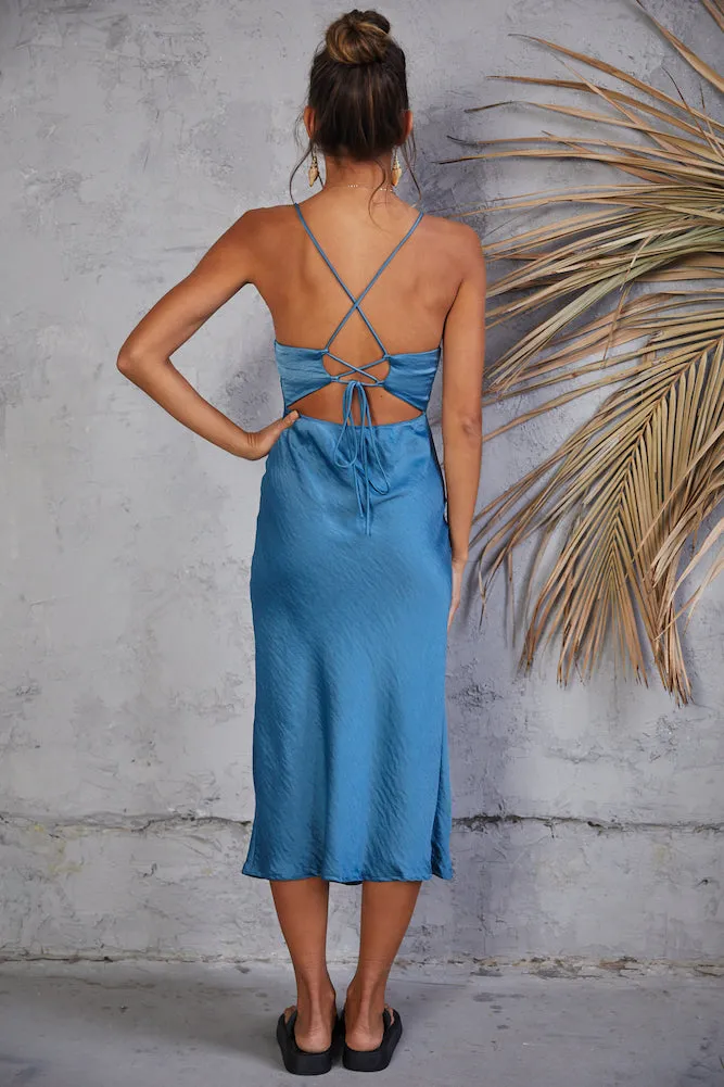 Perfect Together Maxi Dress Blue