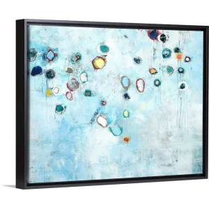 "Beneath the Microscope" Black Float Frame Canvas Art