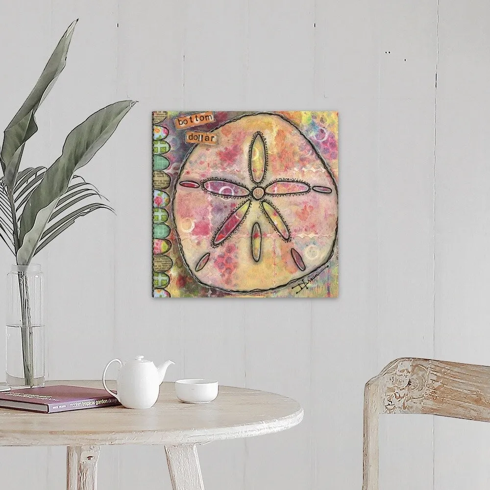 "Bottom Dollar" Canvas Wall Art