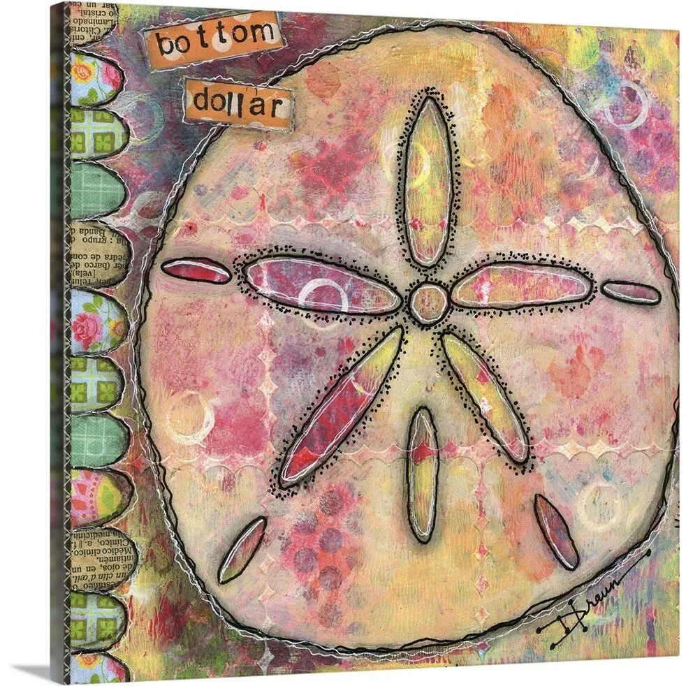 "Bottom Dollar" Canvas Wall Art