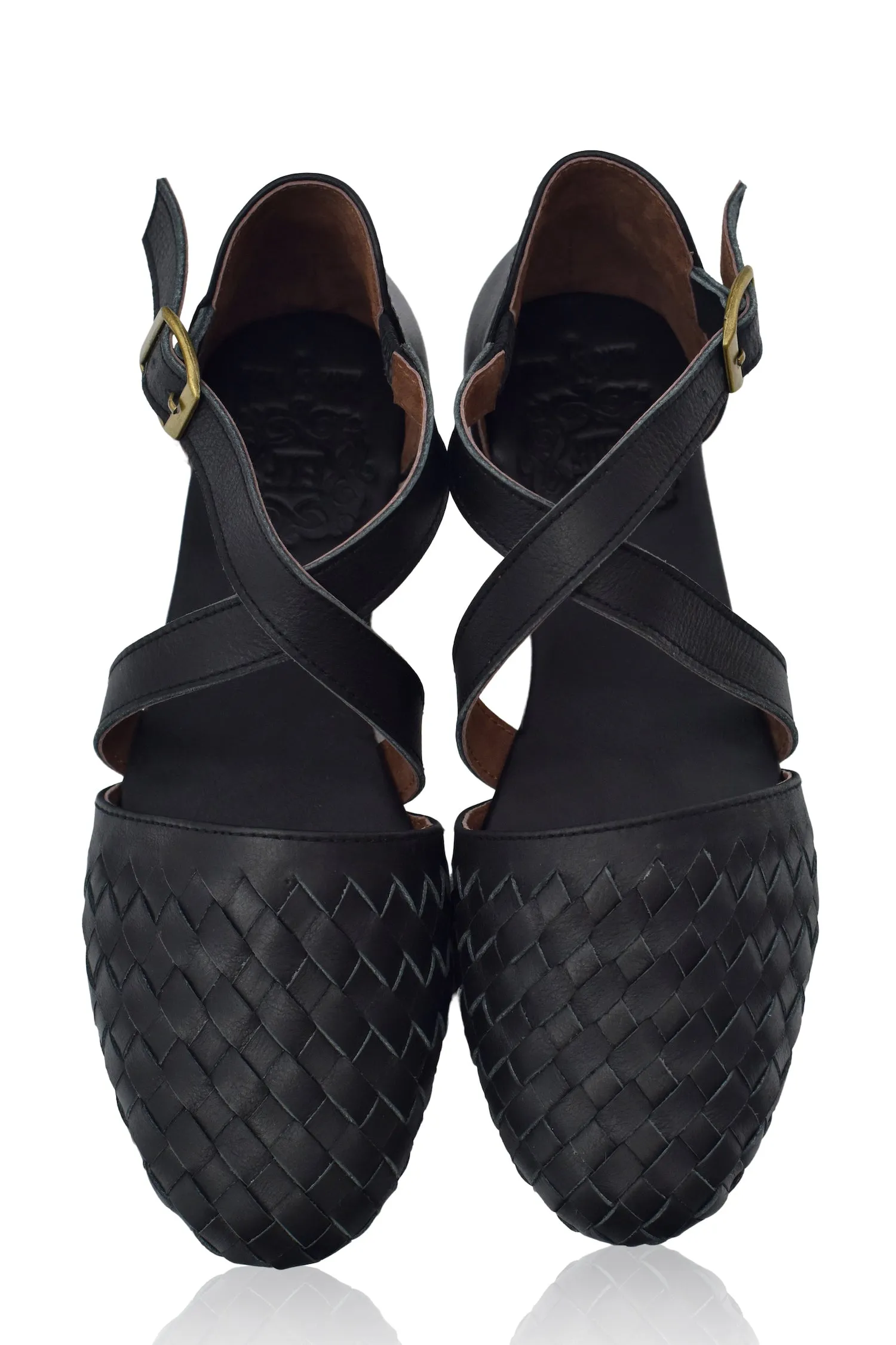 Riviera Leather Flats by ELF