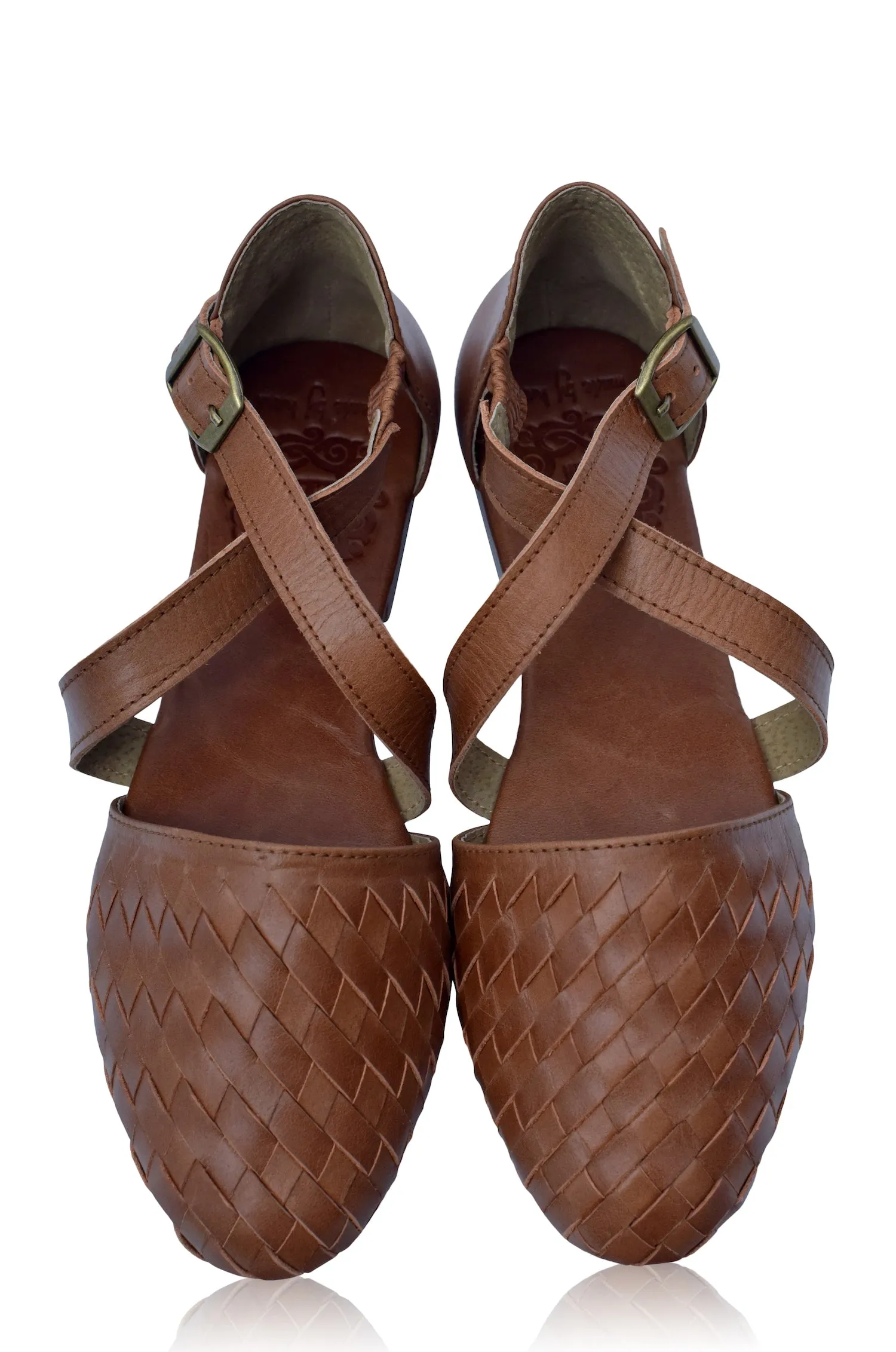 Riviera Leather Flats by ELF