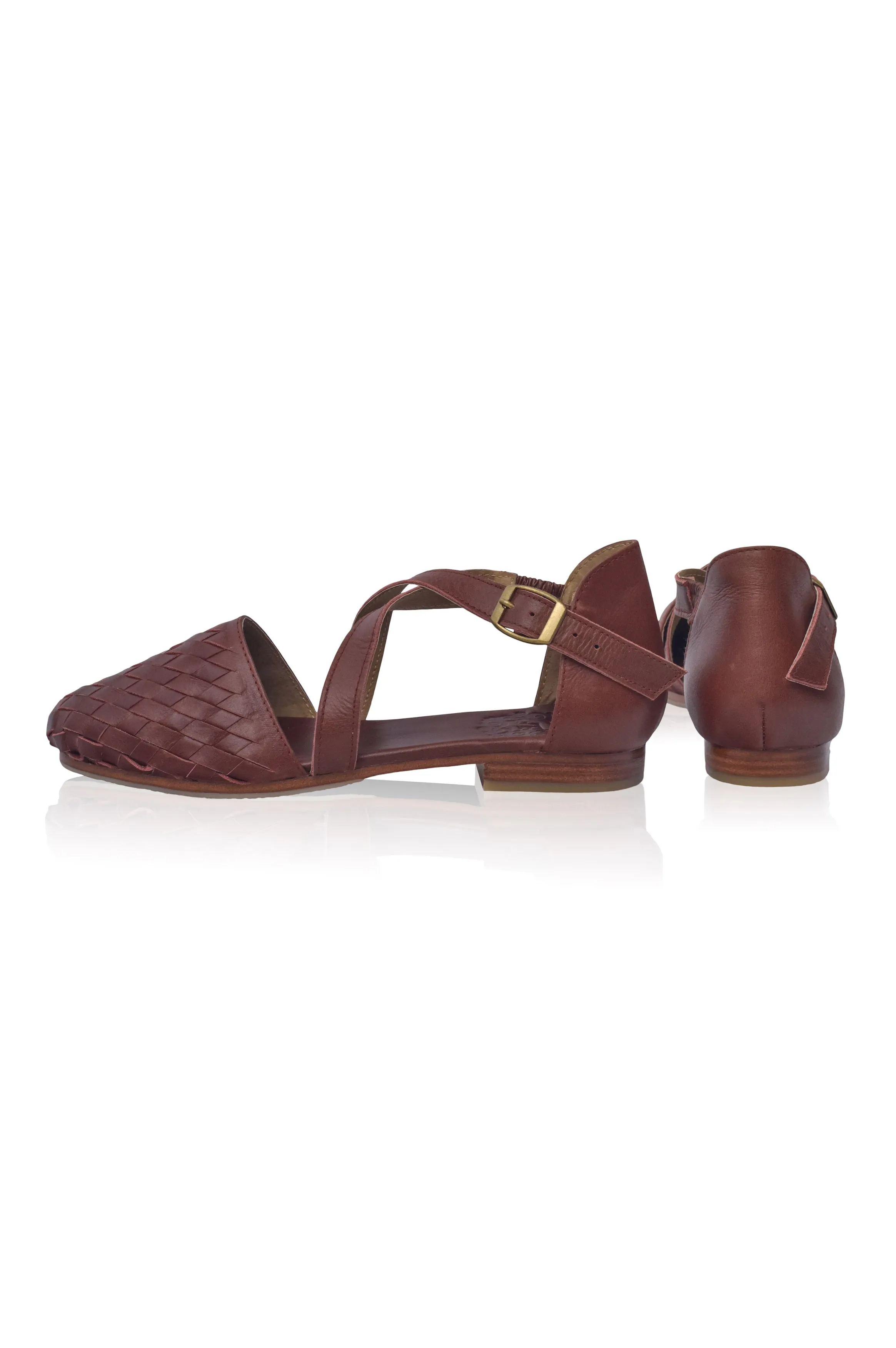 Riviera Leather Flats by ELF
