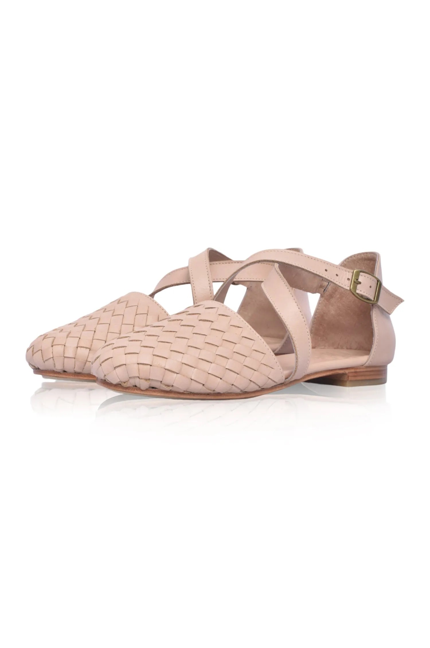 Riviera Leather Flats by ELF