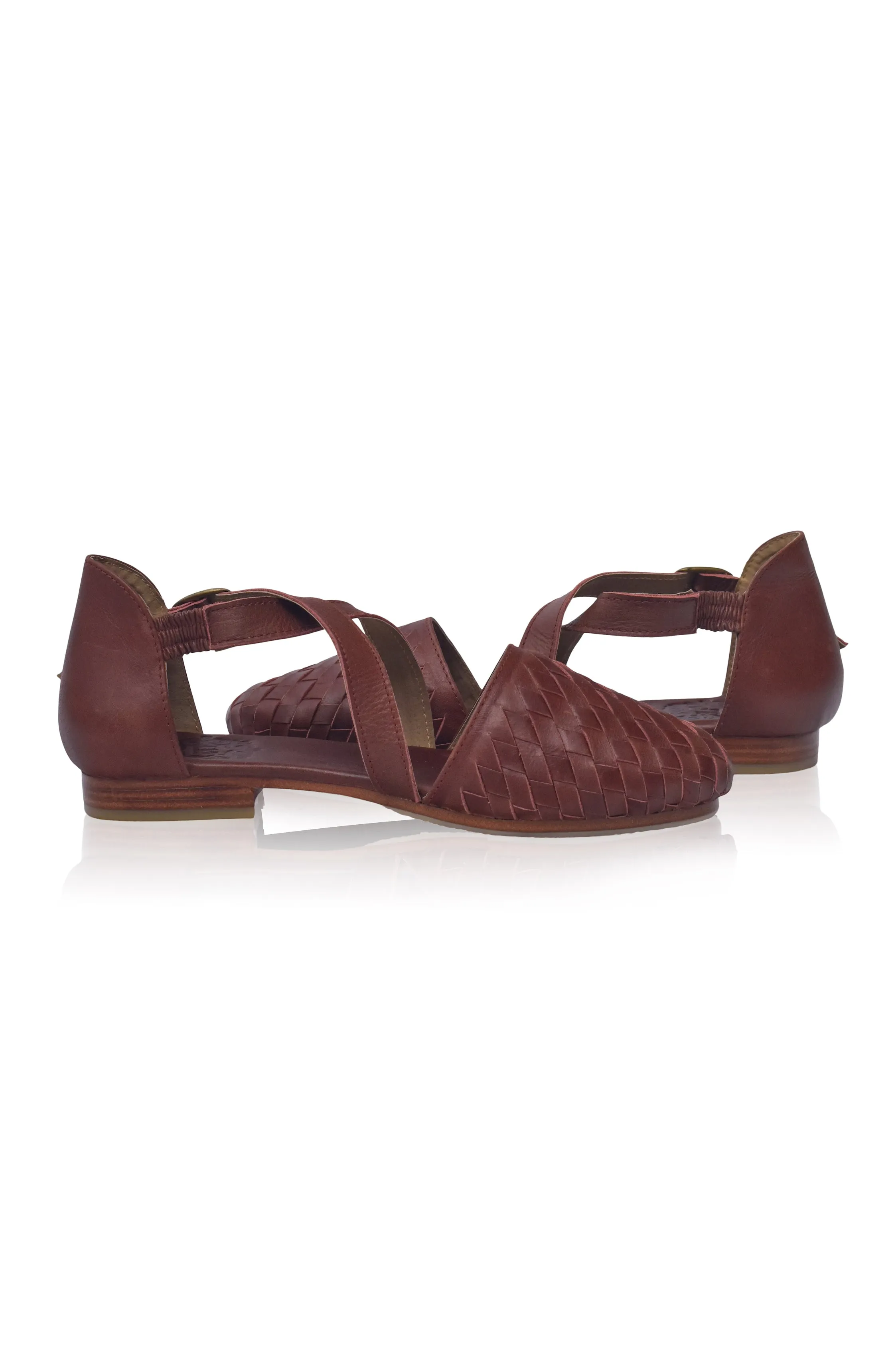 Riviera Leather Flats by ELF