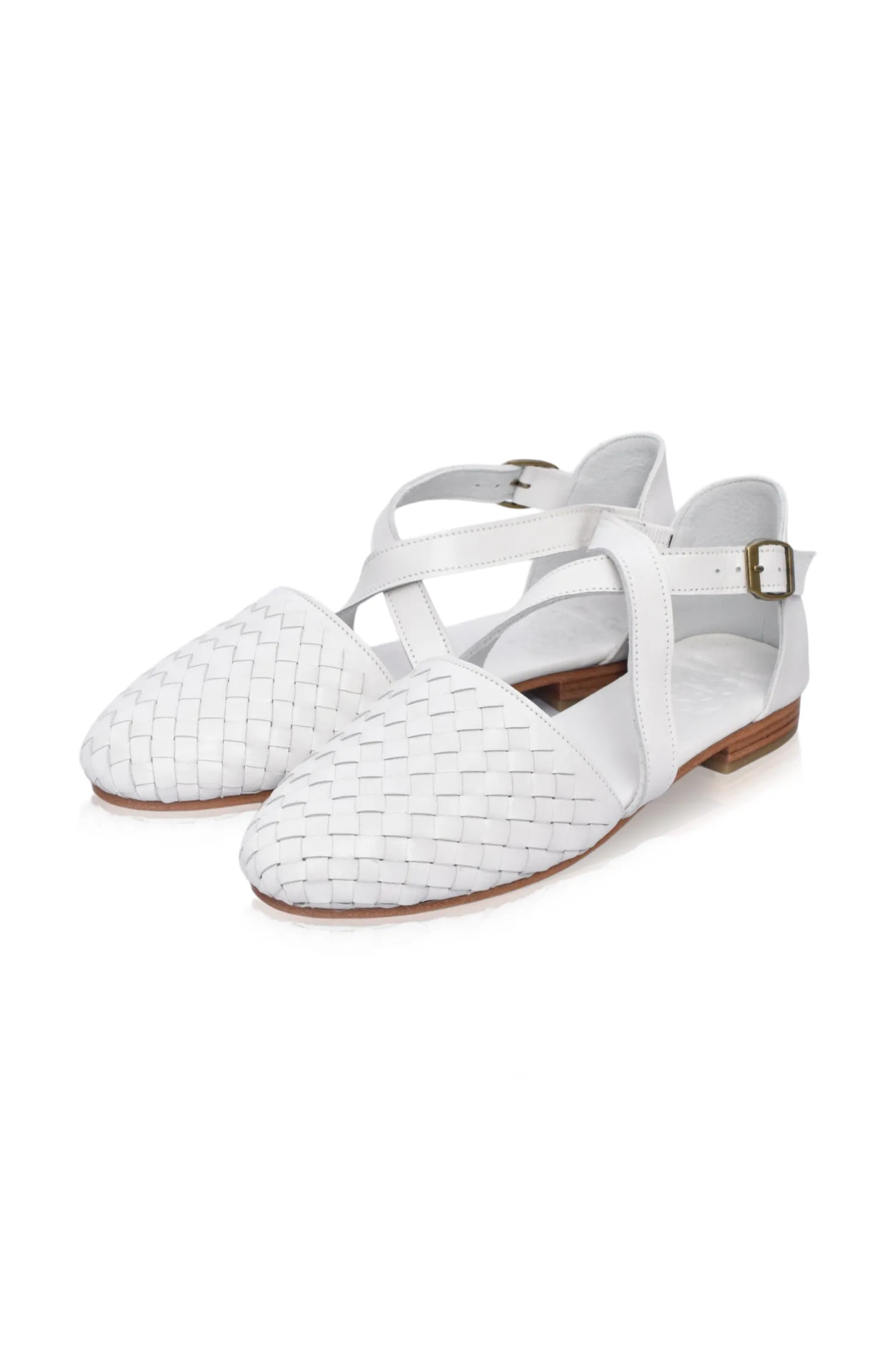 Riviera Leather Flats by ELF