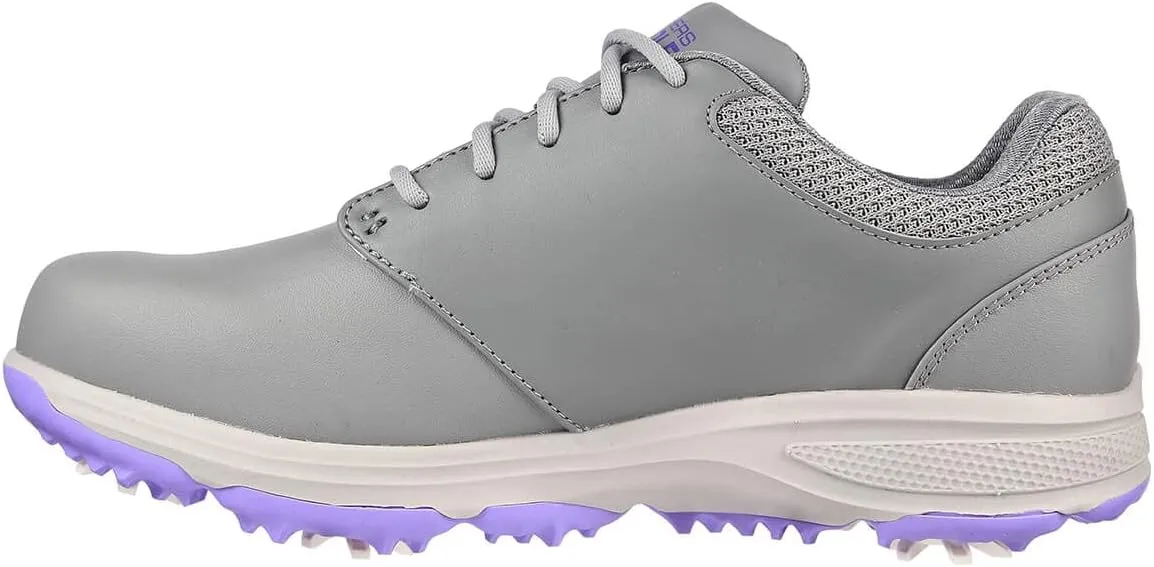 Skechers Womens 2024 Go Golf Jasmine Waterproof Leather Spiked Golf Shoes