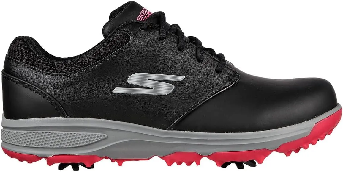 Skechers Womens 2024 Go Golf Jasmine Waterproof Leather Spiked Golf Shoes
