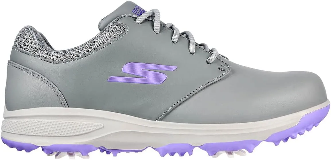 Skechers Womens 2024 Go Golf Jasmine Waterproof Leather Spiked Golf Shoes