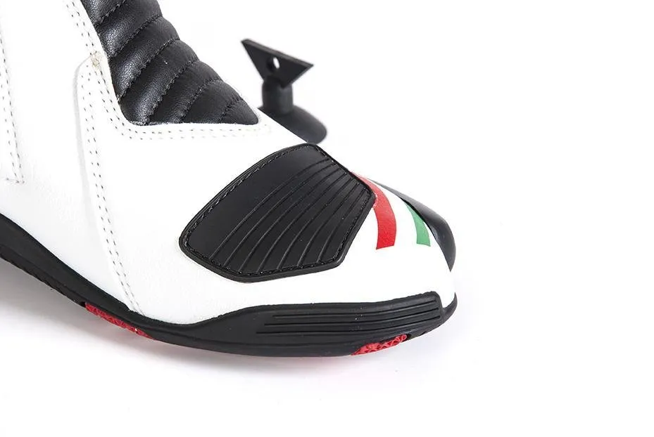 Stylmartin Dream RS Racing Motorcycle Boots in Black White