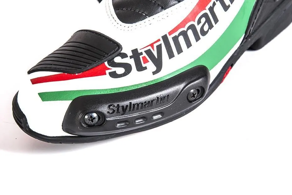 Stylmartin Dream RS Racing Motorcycle Boots in Black White