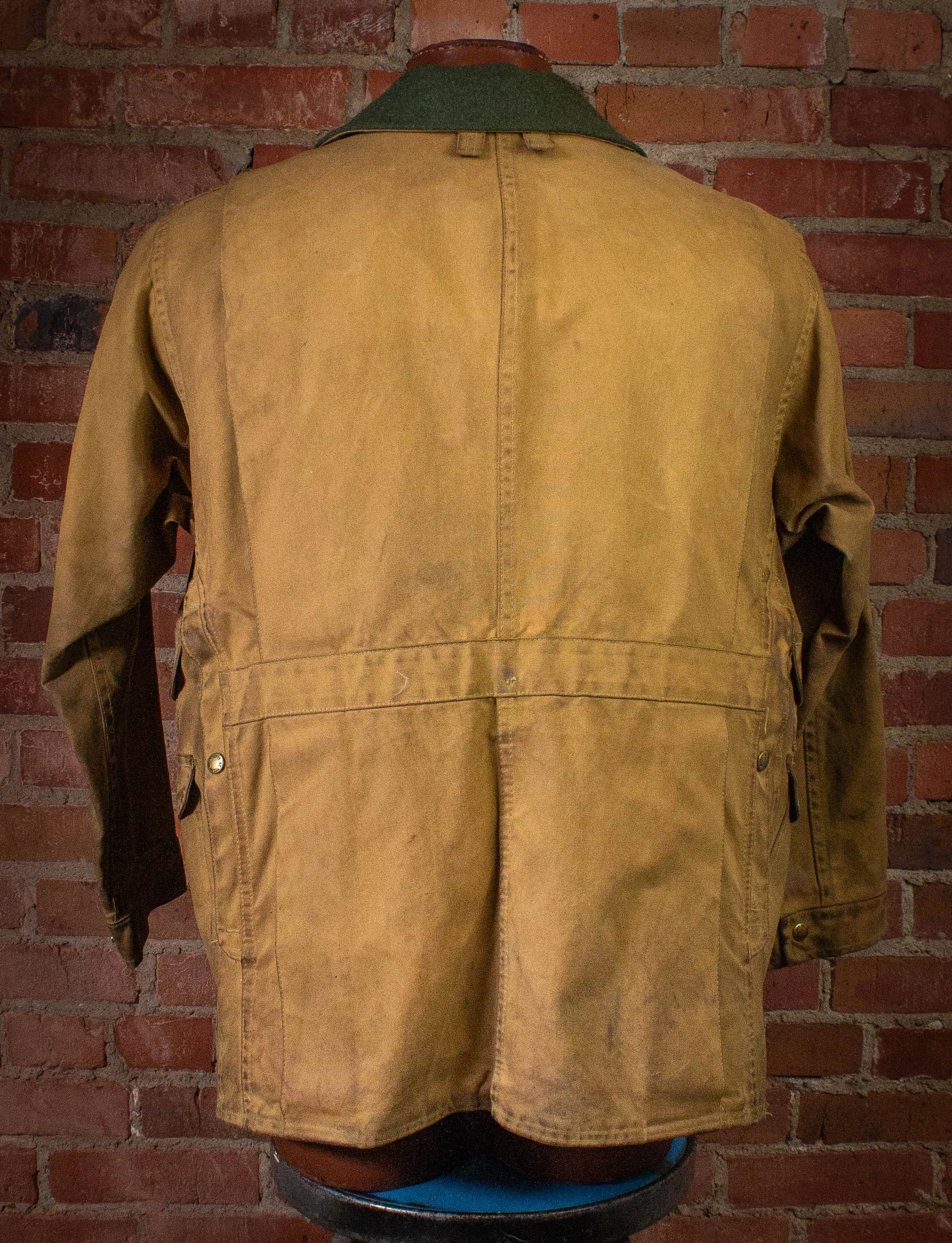 Vintage Filson Waxed Work Wear Hunting Jacket Tan XL