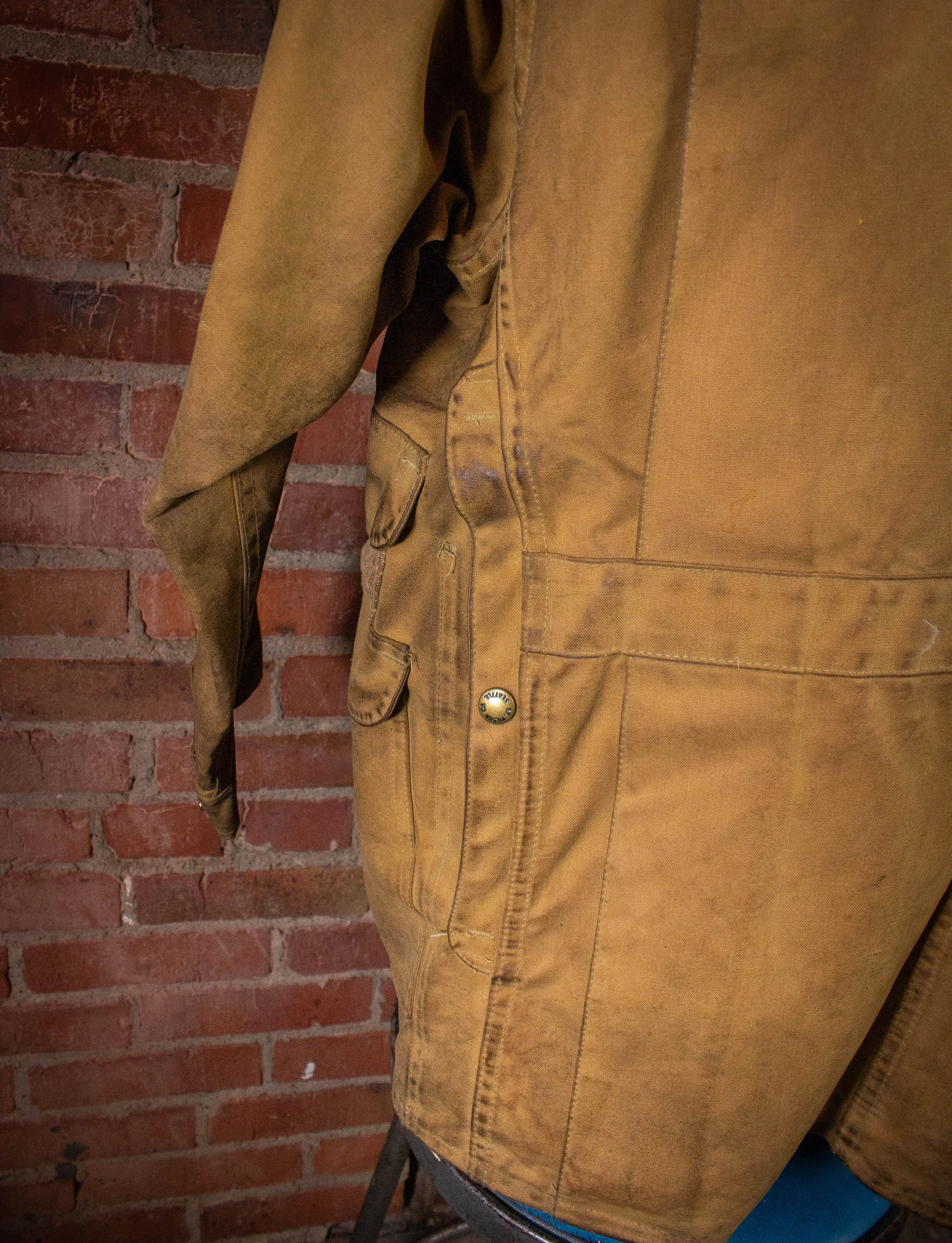 Vintage Filson Waxed Work Wear Hunting Jacket Tan XL
