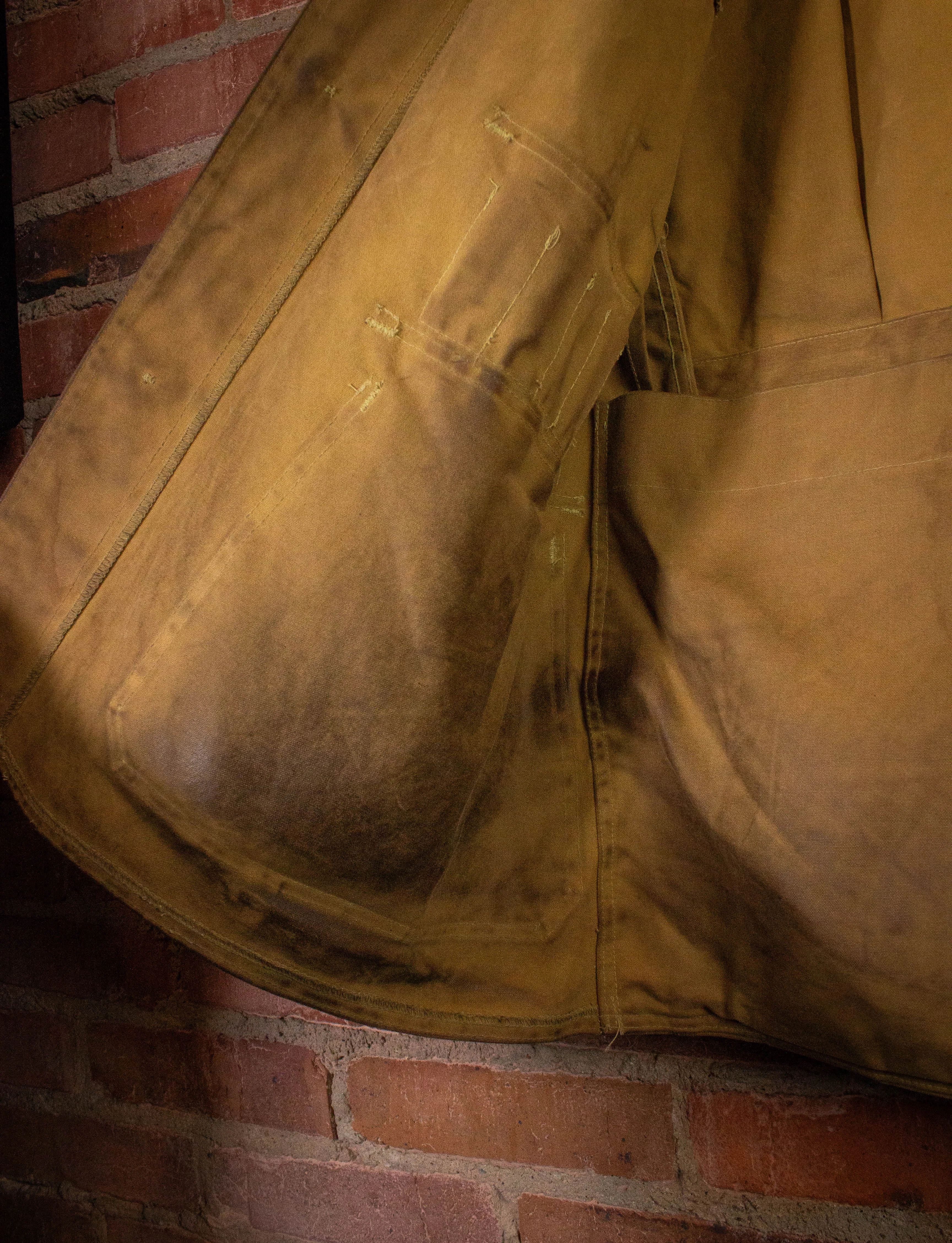 Vintage Filson Waxed Work Wear Hunting Jacket Tan XL