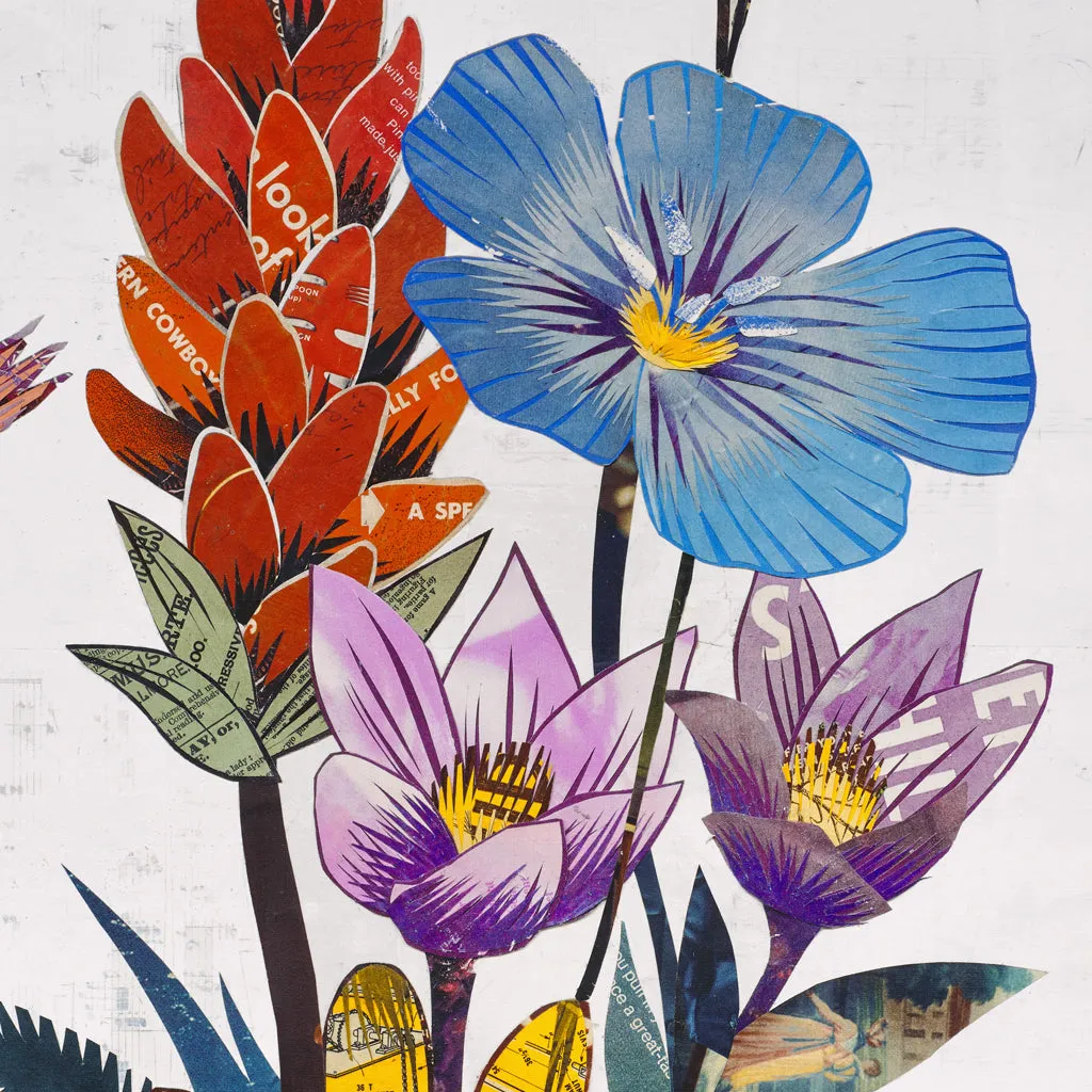 WHSL - Canvas -  Hummingbird Wildflowers