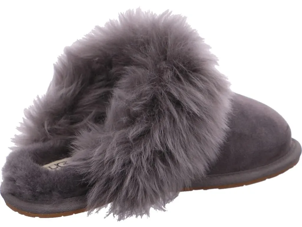 Women's Shoes UGG SCUFF SIS Suede Slide Slippers 1122750 CHARCOAL