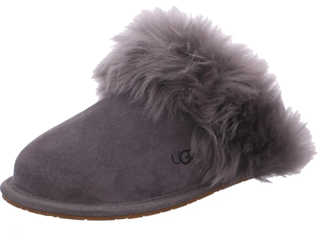 Women's Shoes UGG SCUFF SIS Suede Slide Slippers 1122750 CHARCOAL