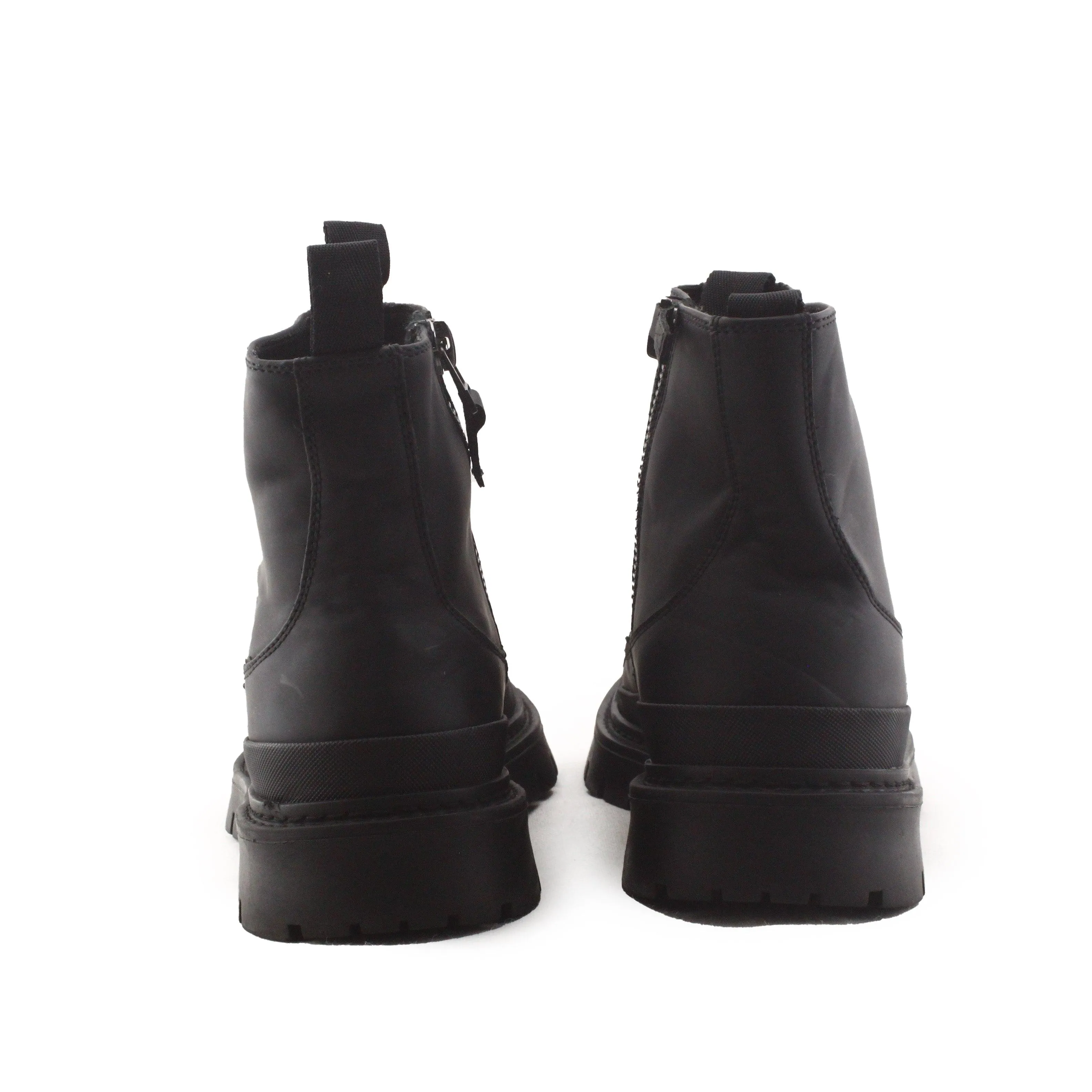 Zara Zipper Stretchable Ankle Boots | 100% Authentic leather