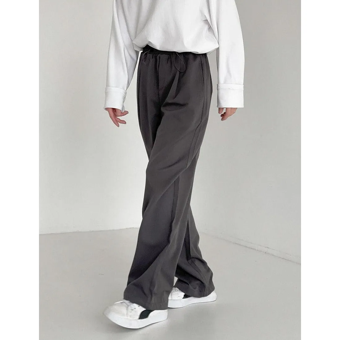 Zhou DrawstringTextured Trousers